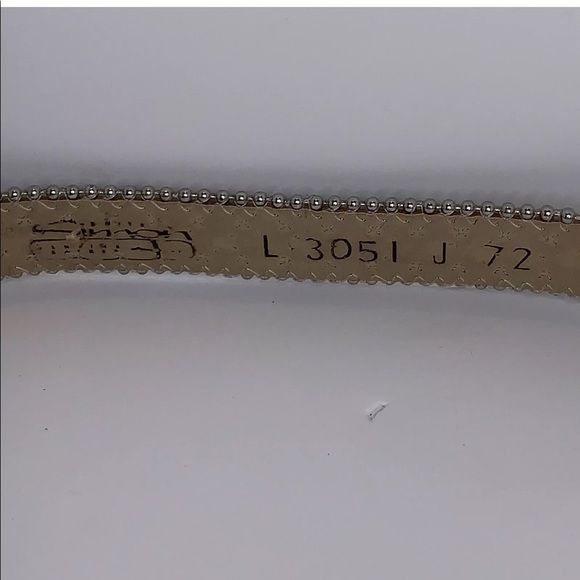 BB SIMON Champagne SWAROVSKI CRYSTAL PONY BELT - Picture 7 of 10